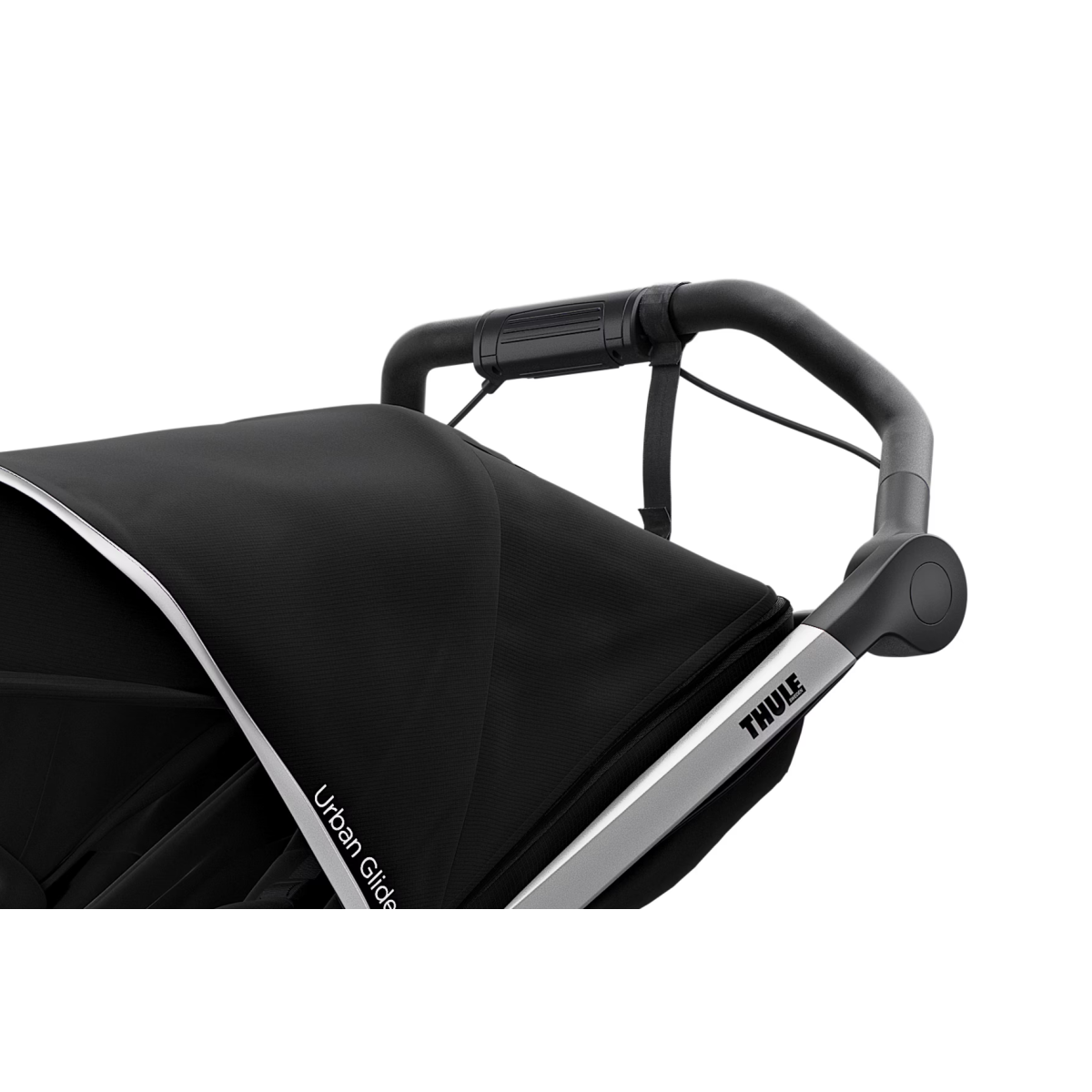 Thule Glide 2 Jogging Stroller Aluminium Jet Black Velonova